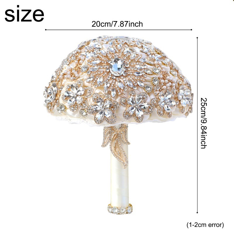 Wedding Supply Factory - Bouquet di Lusso Europeo-Americano Pieno di