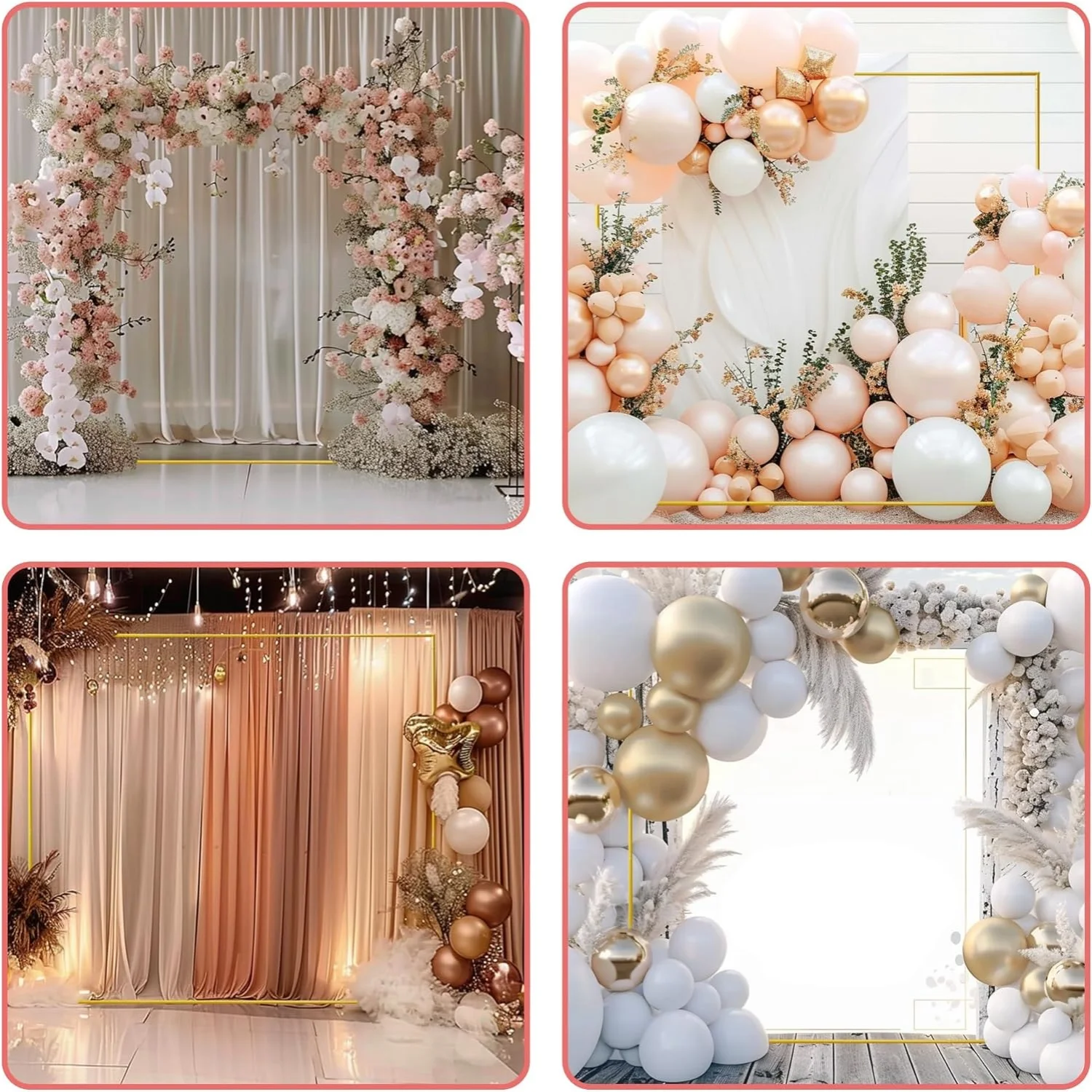 Archi nuziali dorati Supporto  - Wedding Balloon Arch recensione e prezzo